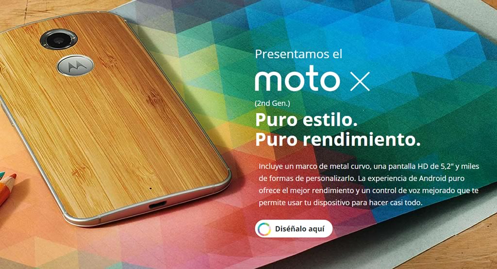 Motorola Moto X de 2da Gen. (2014): Móvil Android Poderoso y Estilizado